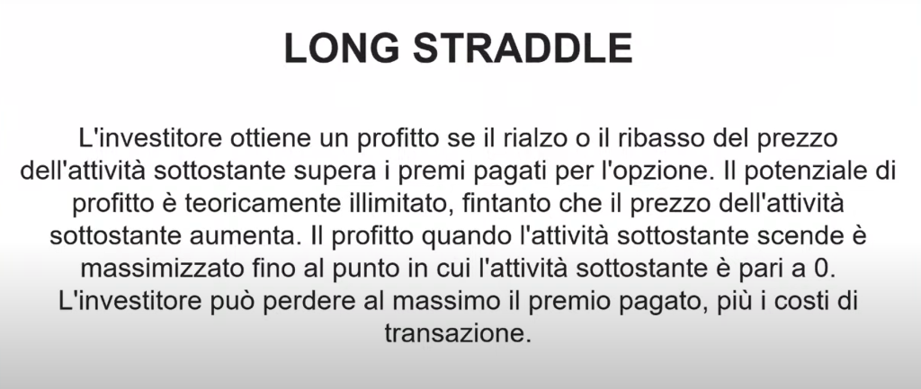 strategia long straddle - definizione